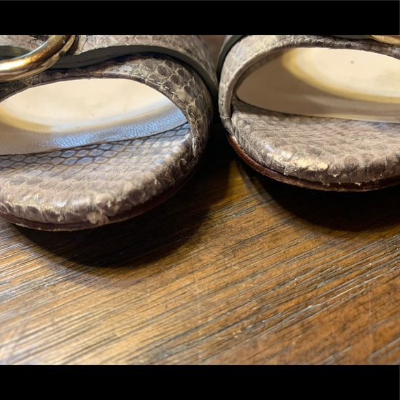 Snake skin kitten heels - Picture 4 of 6